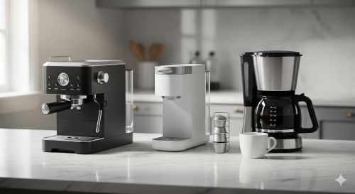 Qual máquina de café escolher para minha casa?